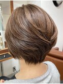 白髪ぼかし30代40代50代60代伊丹大人ショート大人ボブ