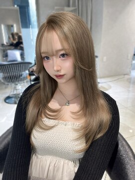 ユーフォリア 池袋東口駅前店(Euphoria) 【Euphoria MITSUKI】ミルクティー×韓国レイヤーハッシュカット