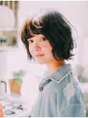 Azuｌe/ニュアンスパーマ/前髪カット