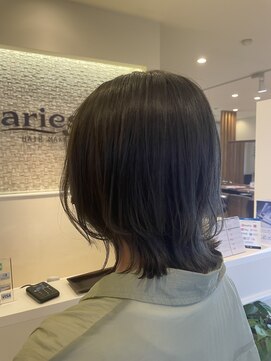 ヘアメイク アリエス 富谷店(HAIR MAKE aries) 【aries富谷店】透明感ダークカラー×軽やかミディアムレイヤー