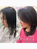 ロミー 本厚木(ROMMY.)&nbsp;20代30代40代50代☆ミディアムレイヤーカット☆髪質改善