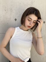 ヴィオットバイサロン(Viot by Salon)&nbsp;ヘイリーボブ 切りっぱなしボブ 肩ラインボブ 縮毛矯正 20代30代