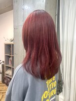 ムード(mood)&nbsp;レッド/レイヤーカット/ボルドー/ウルフ