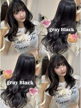 サイン 渋谷(SIGN) 艶髪/ワンホンヘア/グレージュ/ダブルケアカラー