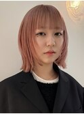 ブリーチ1回で作るホワイトピンク