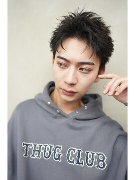 ニコ トウキョウ ロジック(nico TOKYO Logic) メンズスパイキーショートメンズパーマピンパーマ