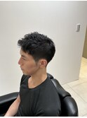 【麻布十番・六本木】メンズカット/爽やか/アップバング/床屋