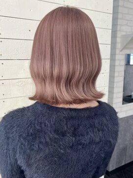 ルノン フィージュ(LUNON fieju) 黒髪クラゲヘアーオリーブグレー小顔ココアベージュ