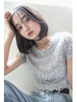 ジャドール(J'ADORE) シースルーバング丸みボブ