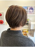 ナチュラルハイライトショート