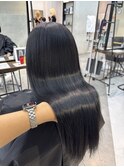 酸性ストレート　髪質改善