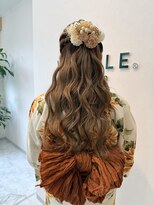 ウィールール 札幌店(WE RULE)&nbsp;浴衣×ハーフアップでつくる大人可愛いヘアアレンジ