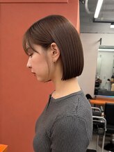 レブ 三条河原町(Reb,) ボブ/タッセルボブ/切りっぱなしボブ/顔まわり/ブリーチなし