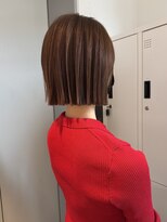 ラフ 立川(Laff) 切りっぱなしボブ/外ハネボブ/髪質改善/縮毛矯正/ブラウンカラー