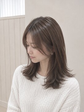 ネオリーブシェリエ 浅草店(Neolive cherie) ミディアムレイヤー/グレージュ