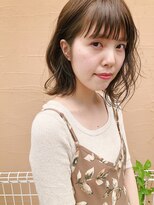 カフネ(CAFUNE) シナモンベージュ ボブヘアー