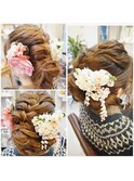 成人式のヘアセット