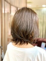 クオリス 上福岡店(QUALIS)&nbsp;大人可愛い/30代40代50代/外ハネ/レイヤーカット/小顔/ベージュ