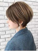 大人可愛いクールショートボブ