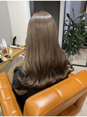 ブリーチ無しミルクティー
