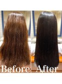 ヘアエステトリートメント×ダークグレーカラー☆