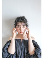 ヘアー アイス 御器所本店(HAIR ICI) ★結婚式パーティーゆるふわ編み込みシニヨン大人美人