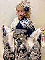 ヘアセットアップス(UP's) ２０２５☆祝成人式♪ 可愛く【振袖着付け+ヘアセット】電話予約