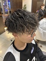 フォルテ 草薙店 ツイストスパイラルパーマ ハイライト メッシュキャップ