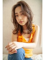 ラローレン(La LAUREN)&nbsp;LaLAUREN☆sapporo☆ヌーディーアッシュ☆ ミディ