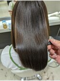 カット、髪質改善カラー、髪質改善トリートメント