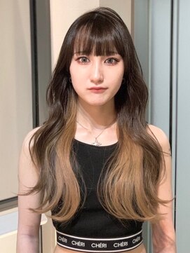 グリッター 仙台中央店(GRITTERs) ☆デザインカラー レイヤーカット 小顔カット