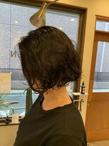 ブルペン(BULLPEN) 前下がりボブ×ゆるふわパーマ