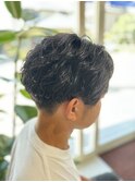 縦落ち ゆるツイストパーマ
