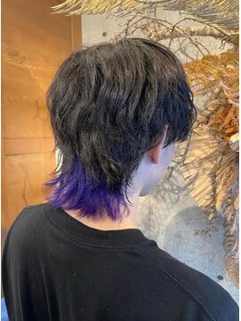 アンドアイズム(and.I'sm) ウルフカット×インナーパープル