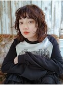 ウルフパーマ/内巻パーマ/外国人風パーマ/くせ毛風パーマ