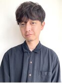 ゆるパーマも活かせるカジュアルマッシュヘア