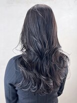 アイティーバイアルバム 北千住店(IT by ALBUM)&nbsp;黒髪ボブルフ透明感カラーウルフレイヤーロング_ba491531