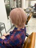 ブリーチ＋透明感カラー￥13,200～(120分)
