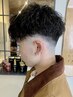 メンズカット＋ツイストorツイストスパイラル＋炭酸sh￥13000#メンズパーマ