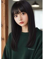 エフェクト 横浜(effect) うるツヤワイドバング小顔カット愛されうる艶髪