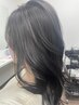 【根元も気にならず可愛い】白髪ぼかしハイライト＋トリートメント￥13800～