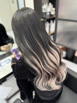 ラムシェール(LamChele) 【lamchele】ダークグレー×シールエクステ