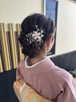 アオトソラ&nbsp;着物ヘア