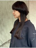 ロングマッシュウルフでナチュラルに