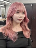 韓国風ペールピンクベージュ