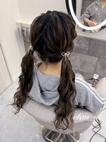 ヘア サロン クラン ソア 心斎橋店(hair salon clan soar)&nbsp;もこもこツインテール【クランソア】ヘアメ/ヘアセット/心斎橋