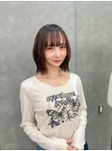 メルティカラー似合わせカットウェーブミディアム縮毛矯正