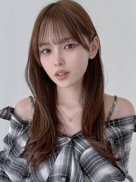 アグ ヘアー マロン梅田3号店(Agu hair marron) 《Agu hair》レイヤーウルフカール×numberA.ベースケアミルク