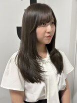 ヨーク(YOKE)&nbsp;【 YOKE 】レイヤーカットオリーブグレージュ顔まわり前髪