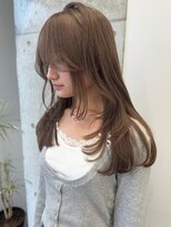 サンクマーケット 渋谷(cinq MARKET) 初めてのダブルカラーに人気のミルクティーベージュカラー